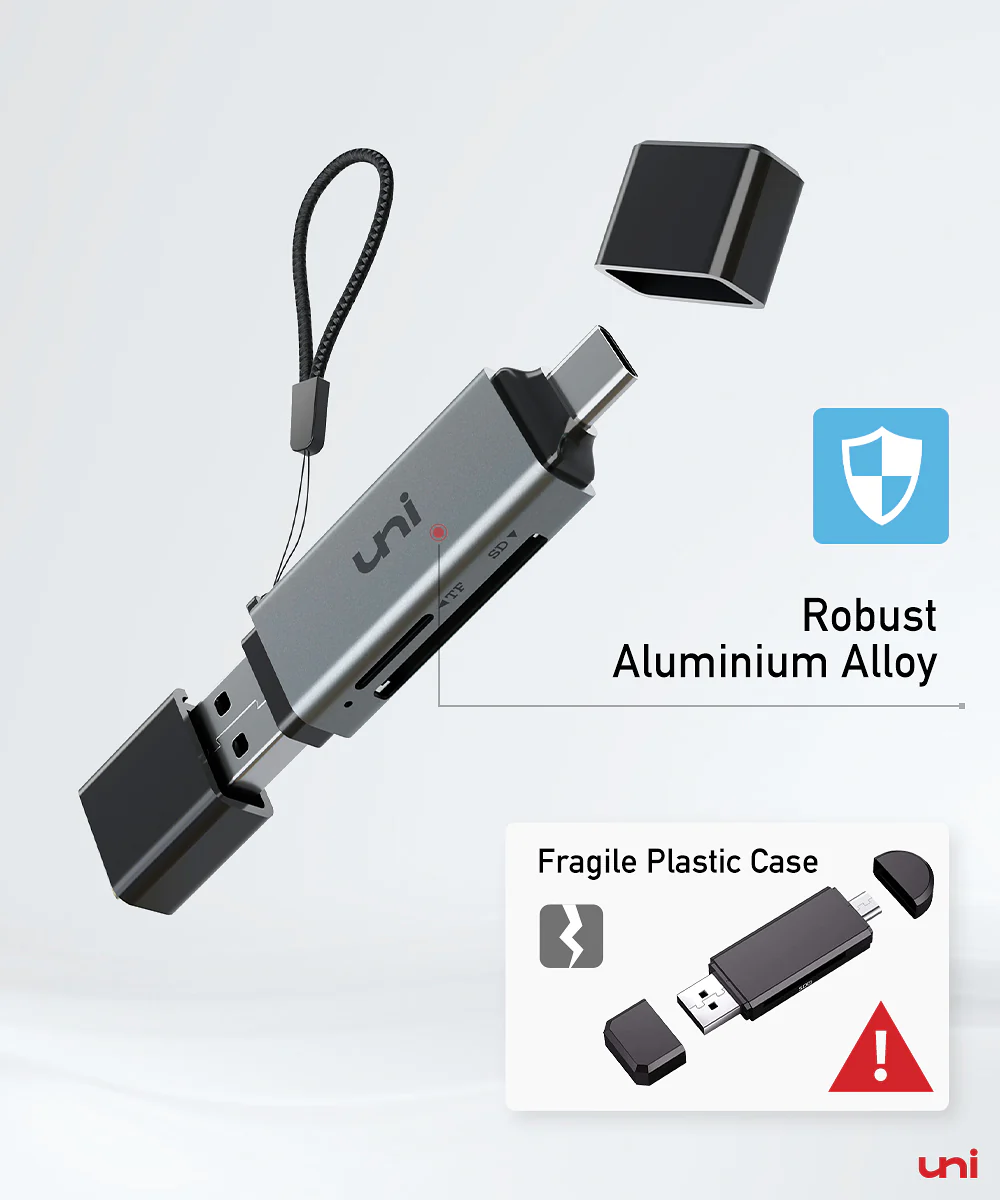 USB C & USB 3.0 to SD/MicroSD Card Reader | UHS-I | PIXEL - Image 6