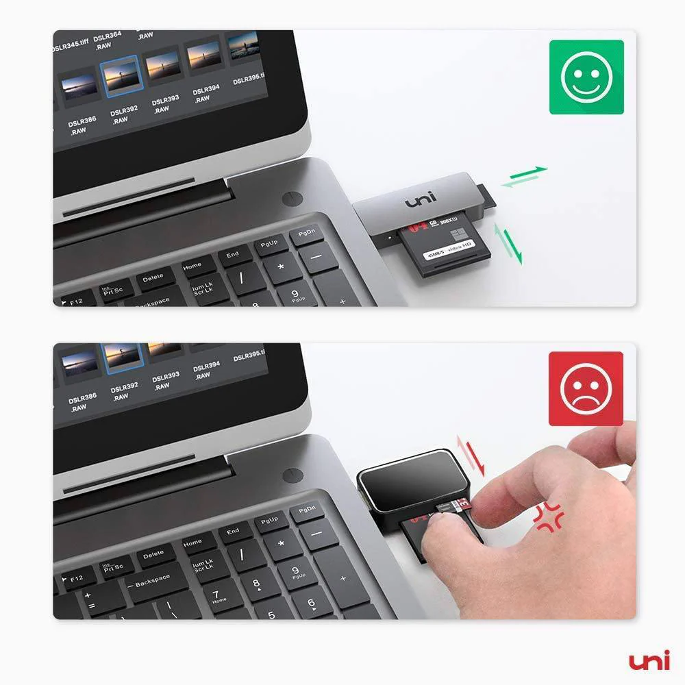 USB-A to SD/MicroSD Card Reader | UHS-I | PIXEL - Image 5
