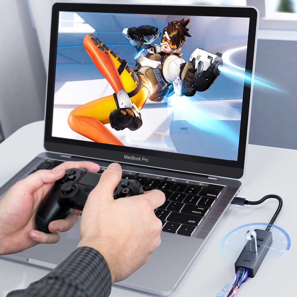USB-C Hub ( 4 in 1 ) | USB 3.0 | Unet - Image 4