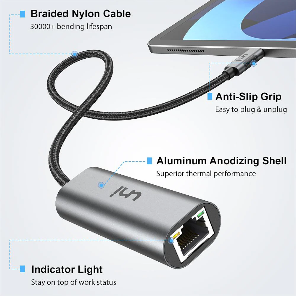 USB-C to Ethernet 2.5G Adapter | SWIFT - Image 3