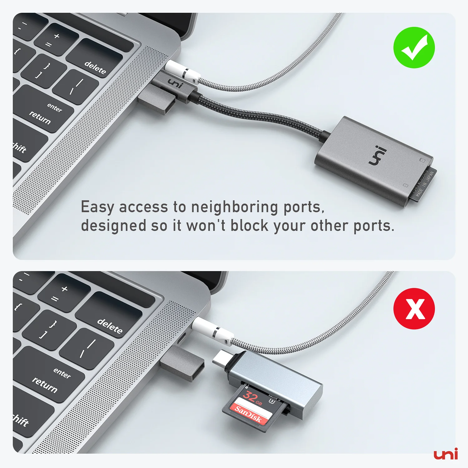 USB-C to SD/MicroSD Card Reader | UHS-I | PIXEL - Image 3