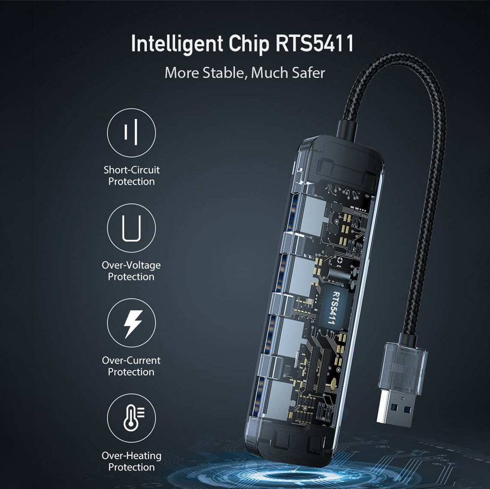 USB-A Hub ( 4 in 1 ) | USB 3.0 | Uflat - Image 5