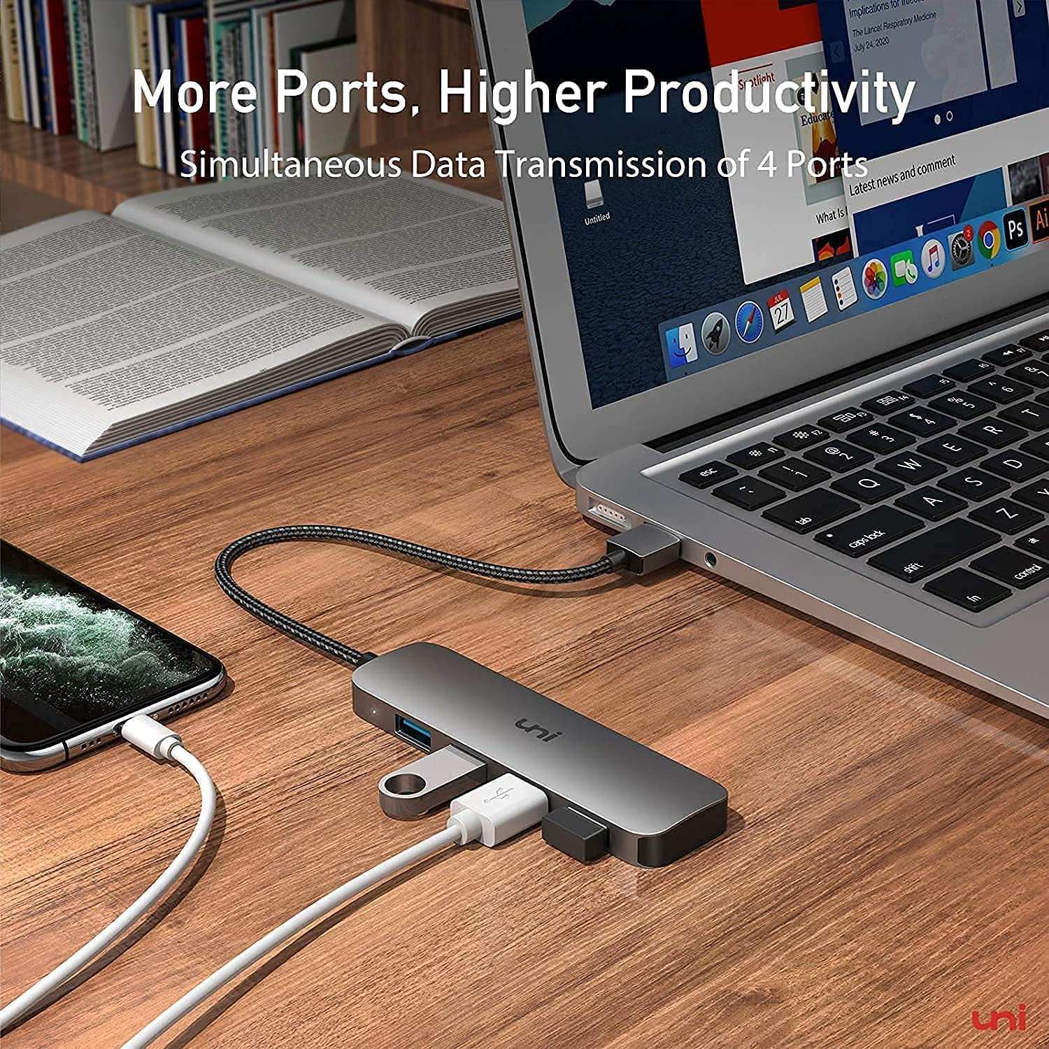 USB-A Hub ( 4 in 1 ) | USB 3.0 | Uflat - Image 6